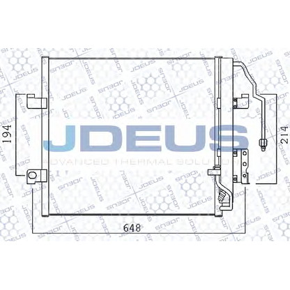 Фото Конденсатор, кондиционер JDEUS 717B29