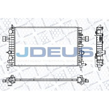 Foto Kühler, Motorkühlung JDEUS RA0200990