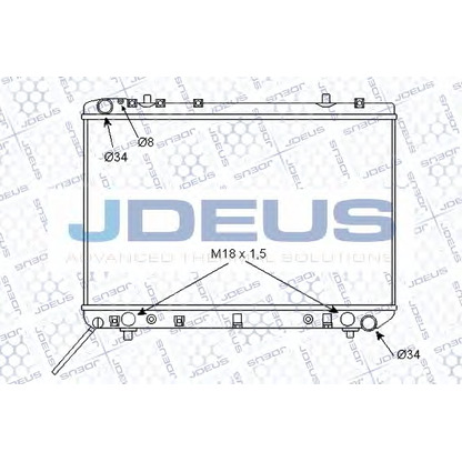 Photo Radiateur, refroidissement du moteur JDEUS 068M02