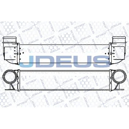 Zdjęcie Chłodnica powietrza doładowującego JDEUS 805M19