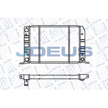 Foto Radiador, refrigeración del motor JDEUS RA0010060