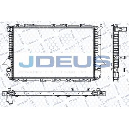 Photo Radiator, engine cooling JDEUS RA0010130