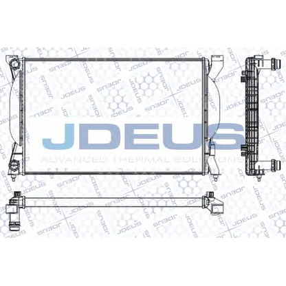 Foto Radiatore, Raffreddamento motore JDEUS RA0010241