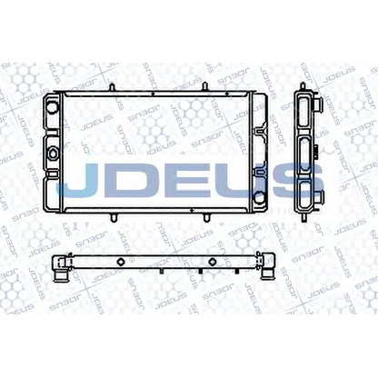 Foto Radiador, refrigeración del motor JDEUS RA0020170