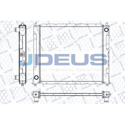 Photo Radiator, engine cooling JDEUS RA0020261