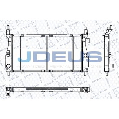 Foto Radiatore, Raffreddamento motore JDEUS RA0020320