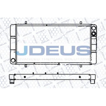 Foto Radiador, refrigeración del motor JDEUS RA0020330