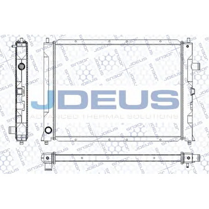 Photo Radiator, engine cooling JDEUS RA0020371