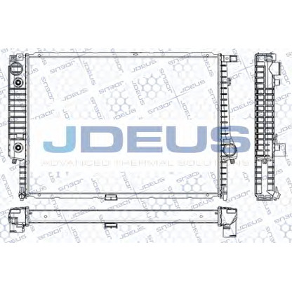 Foto Radiador, refrigeración del motor JDEUS RA0050060