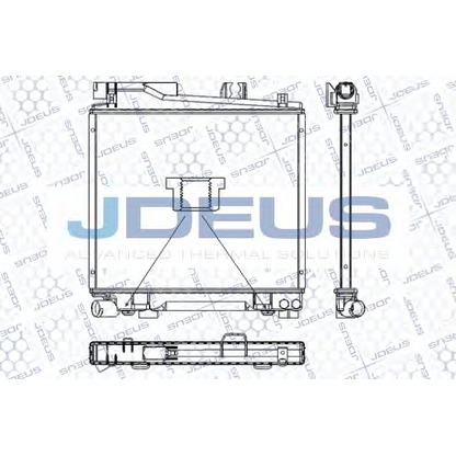 Photo Radiator, engine cooling JDEUS RA0050400