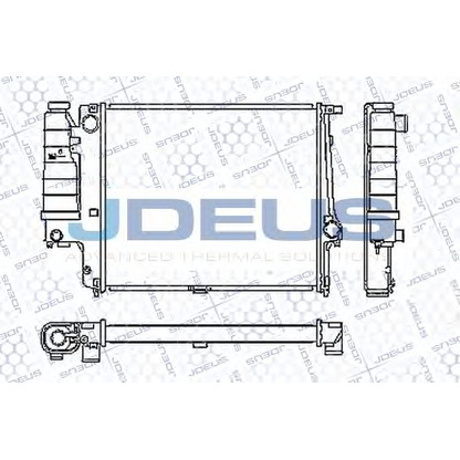 Photo Radiator, engine cooling JDEUS RA0050490