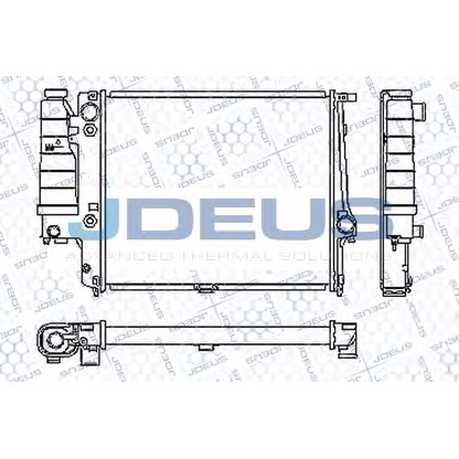 Foto Kühler, Motorkühlung JDEUS RA0050500