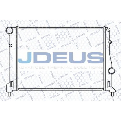 Photo Radiator, engine cooling JDEUS 000M14