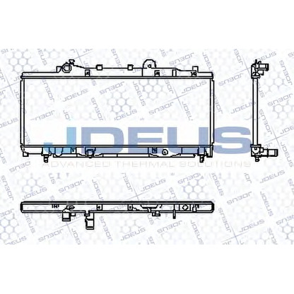 Photo Radiator, engine cooling JDEUS RA0110330