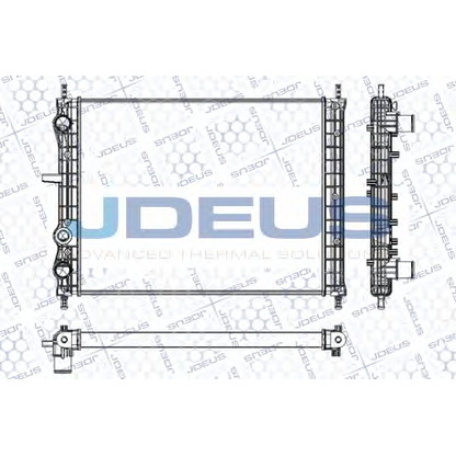 Photo Radiator, engine cooling JDEUS RA0110470