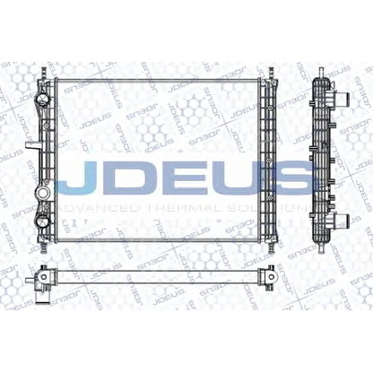 Photo Radiator, engine cooling JDEUS RA0110480