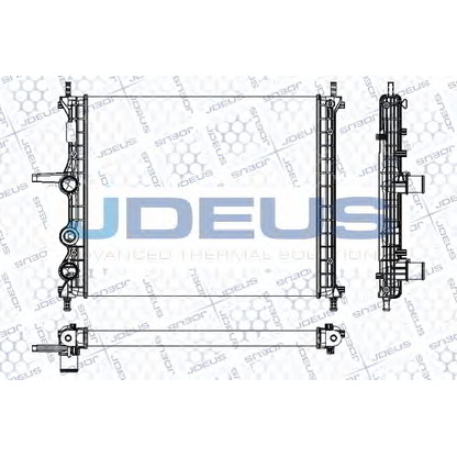 Photo Radiator, engine cooling JDEUS RA0110960