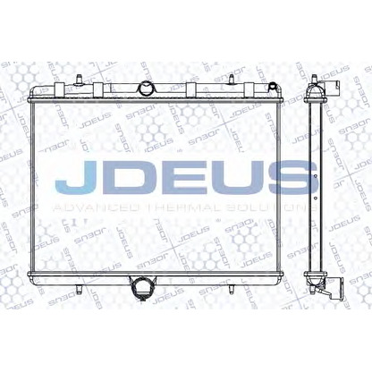 Foto Radiador, refrigeración del motor JDEUS RA0070260