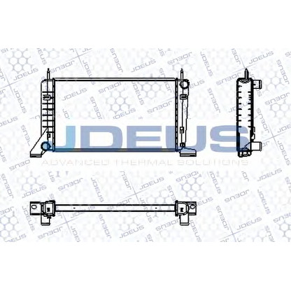 Photo Radiator, engine cooling JDEUS RA0120130