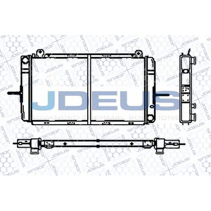 Zdjęcie Chłodnica, układ chłodzenia silnika JDEUS RA0120372