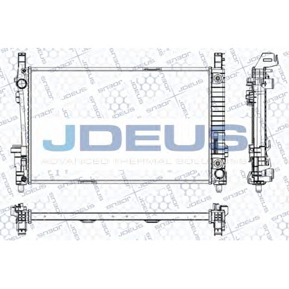 Foto Radiador, refrigeración del motor JDEUS RA0170760