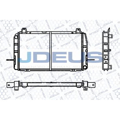 Foto Radiatore, Raffreddamento motore JDEUS RA0120382