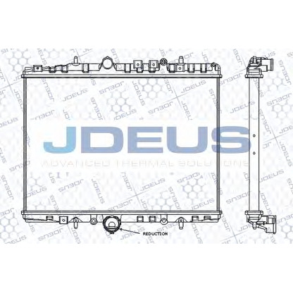 Photo Radiator, engine cooling JDEUS RA0210420