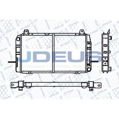 Foto Radiatore, Raffreddamento motore JDEUS RA0120500