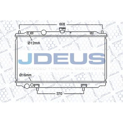 Photo Radiator, engine cooling JDEUS 019M28