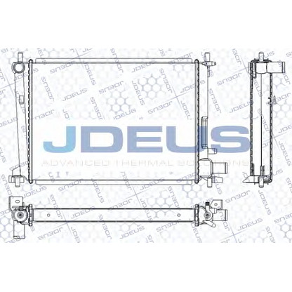 Foto Kühler, Motorkühlung JDEUS RA0120860