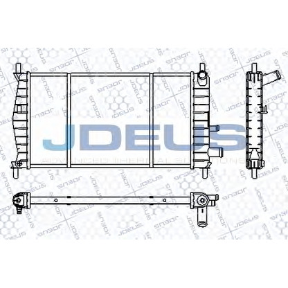 Foto Kühler, Motorkühlung JDEUS RA0120960