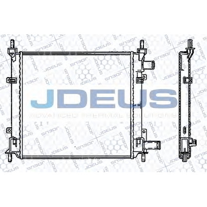 Foto Kühler, Motorkühlung JDEUS RA0120970