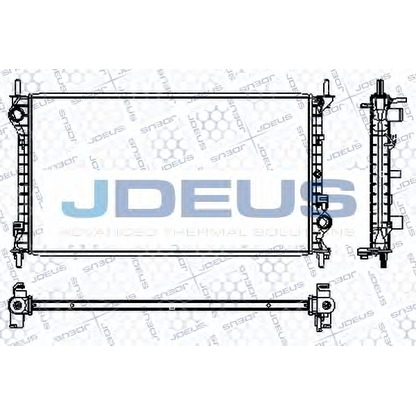 Photo Radiateur, refroidissement du moteur JDEUS RA0121100