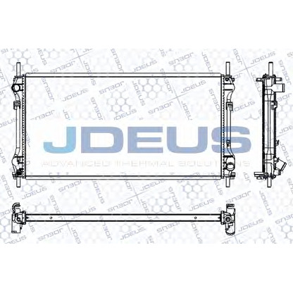 Photo Radiateur, refroidissement du moteur JDEUS RA0121110