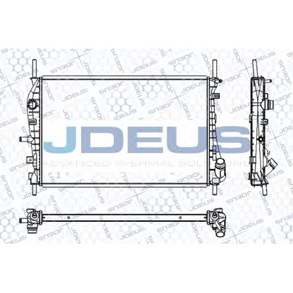 Foto Radiatore, Raffreddamento motore JDEUS RA0121130