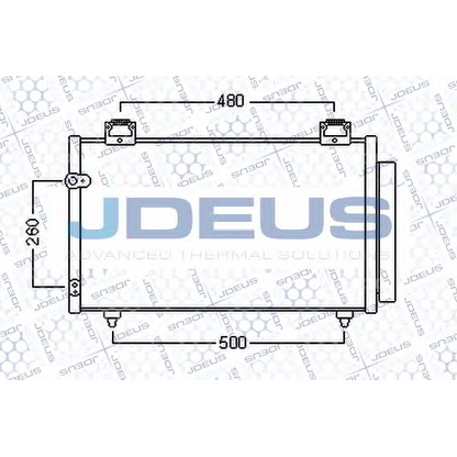 Photo Condenser, air conditioning JDEUS 728M41