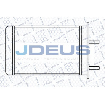 Foto Scambiatore calore, Riscaldamento abitacolo JDEUS 203M01