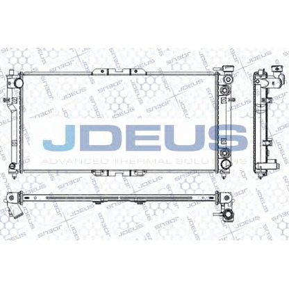 Photo Radiateur, refroidissement du moteur JDEUS RA0160140