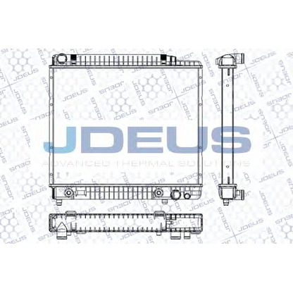 Photo Radiator, engine cooling JDEUS RA0170070