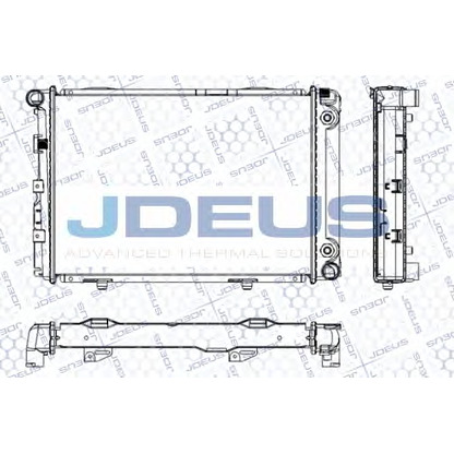 Photo Radiator, engine cooling JDEUS RA0170090