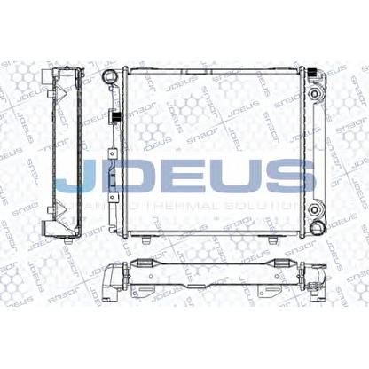 Photo Radiator, engine cooling JDEUS RA0170160