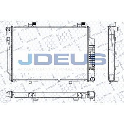 Foto Radiador, refrigeración del motor JDEUS RA0170340