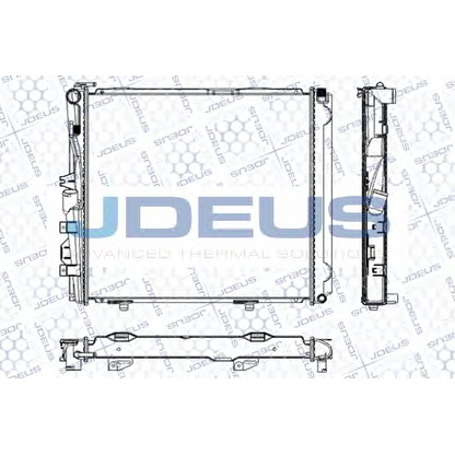 Foto Radiador, refrigeración del motor JDEUS RA0170540