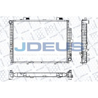 Foto Radiador, refrigeración del motor JDEUS RA0170640