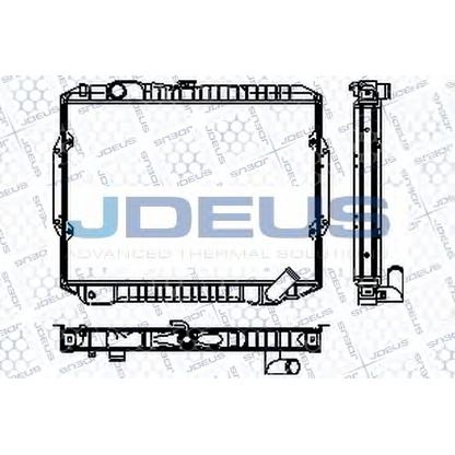 Foto Kühler, Motorkühlung JDEUS RA0180080