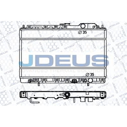 Photo Radiateur, refroidissement du moteur JDEUS RA0180150