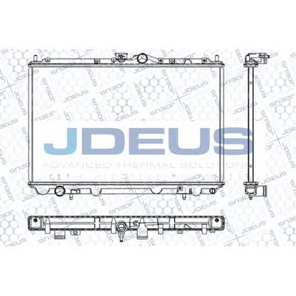 Foto Radiador, refrigeración del motor JDEUS RA0180181