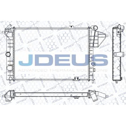 Foto Radiatore, Raffreddamento motore JDEUS RA0200580