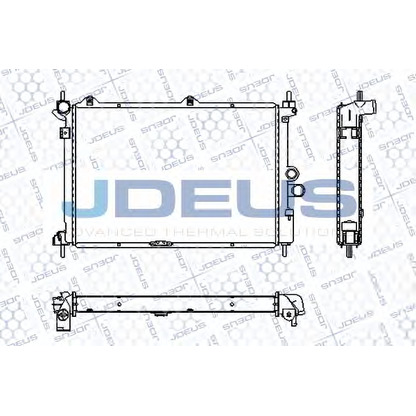 Photo Radiateur, refroidissement du moteur JDEUS RA0200620