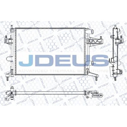 Foto Radiatore, Raffreddamento motore JDEUS RA0200730